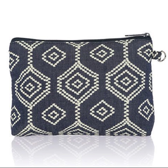 hexagon zipper pouch